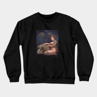 A little bit sheepish Crewneck Sweatshirt